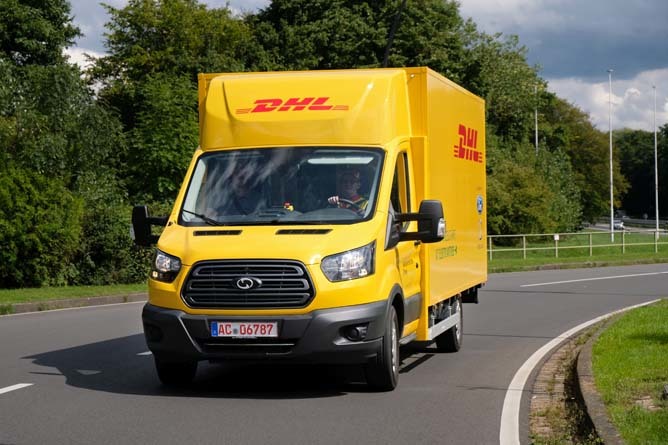 Ford ready to help Deutsche Post's electric vans go global