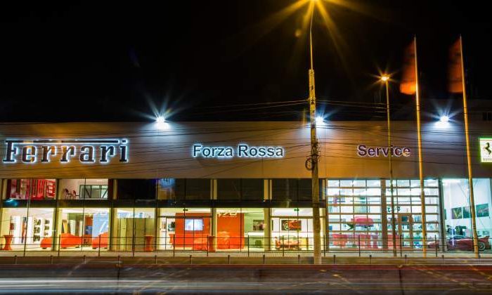 Romanian investors open one of the biggest Ferrari showrooms