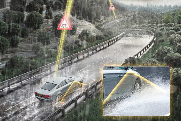 Continental develops aquaplaning warning system