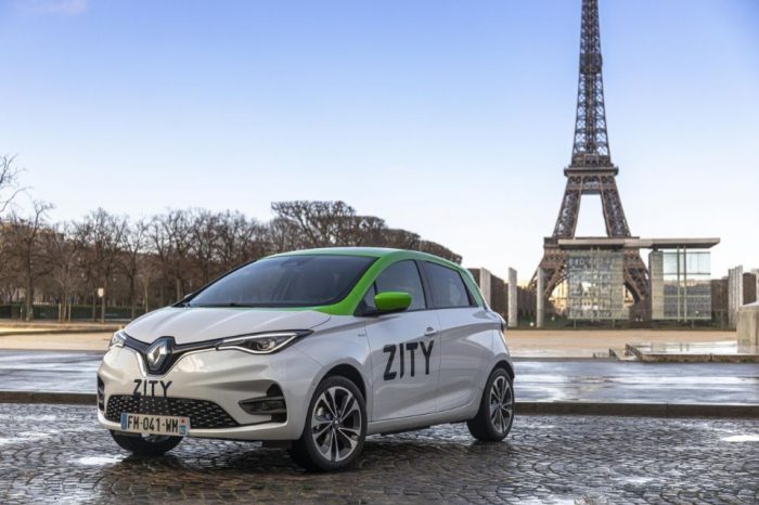 Renault launches electric car-sharing service ZITY in Paris