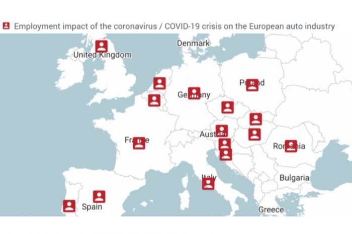 Jobs of over 1.1 million EU automobile workers affected so far by COVID-19, ACEA data shows