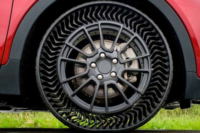 Michelin takes the air out of tires for passenger vehicles