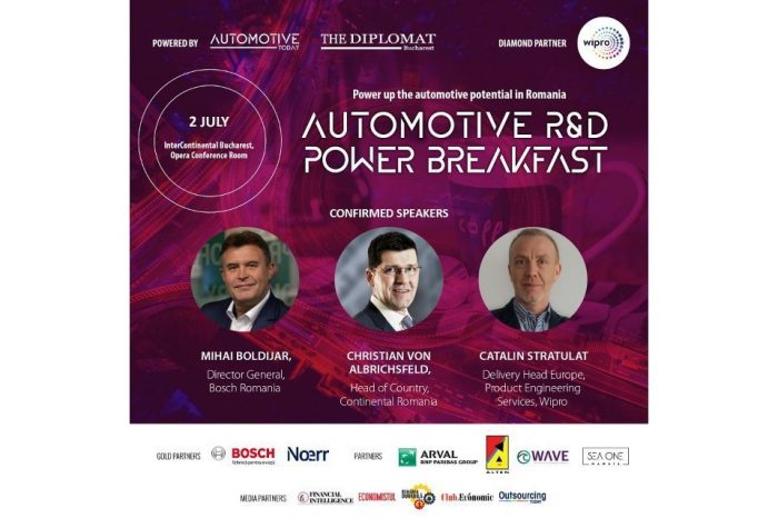 Automotive Power Breakfast on Research & Development takes place on July 2