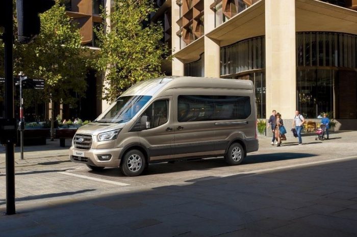 Ford introduces Mustang’s 10-speed auto transmission on Transit minibus