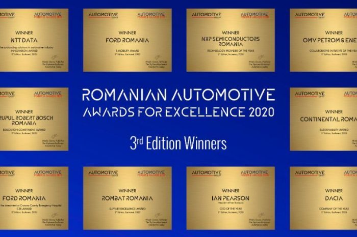 Here are the winners of the third Automotive Awards For Excellence Gala by The Diplomat-Bucharest!