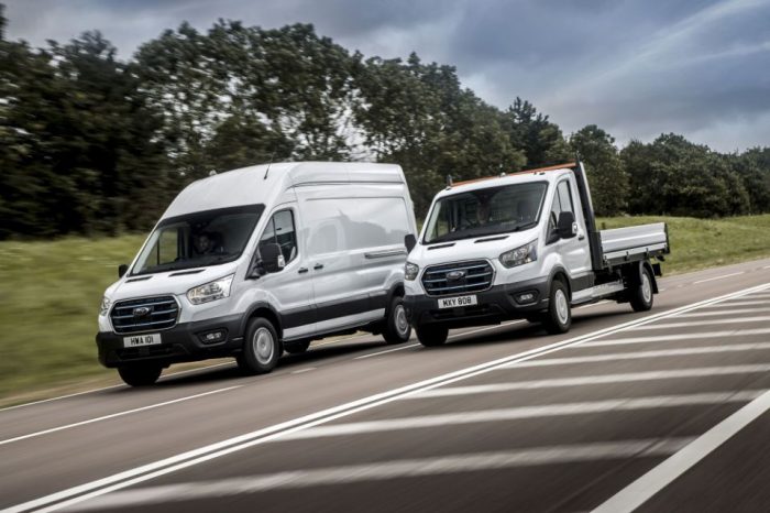 Ford starts trials with E-Transit electric van on European roads