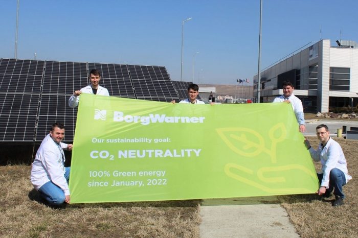 BorgWarner plant in Iasi is using 100 percent renewable energy