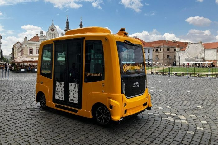 Continental presented in Timisoara the first fully autonomous vehicle in Romania