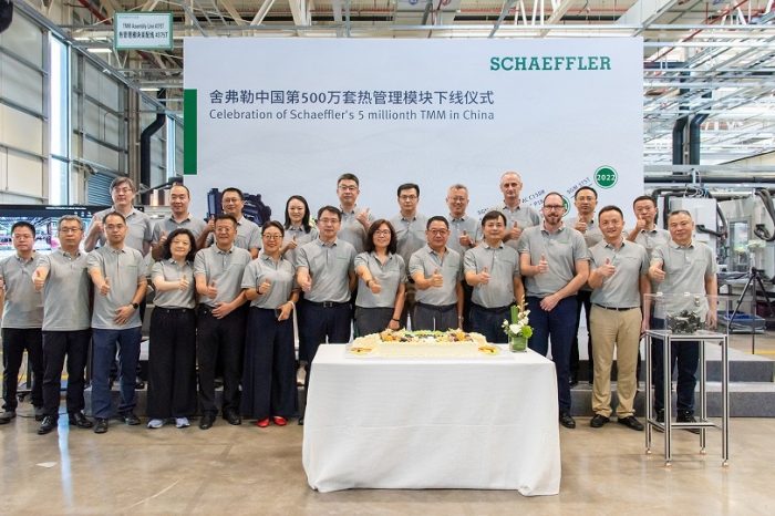 Schaeffler celebrates production of 5 million thermal management modules in China