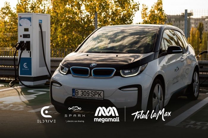 Mega Mall Bucharest joins forces with SPARK and sets up Eldrive charging stations for EV drivers