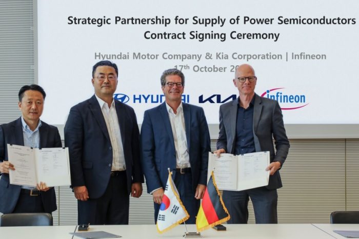 Hyundai and Kia sign partnership with Infineon to secure semiconductors for electric vehicles